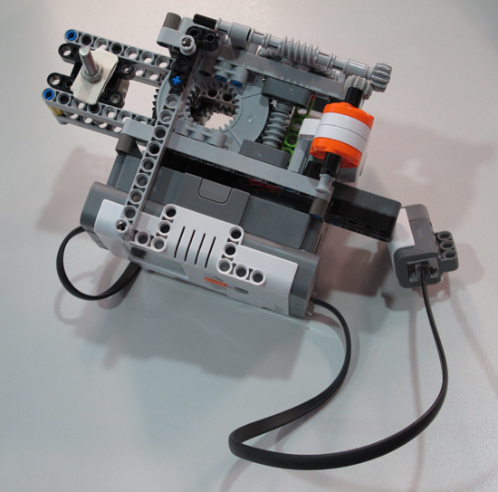 Equatorial Mount built with LEGO pieces